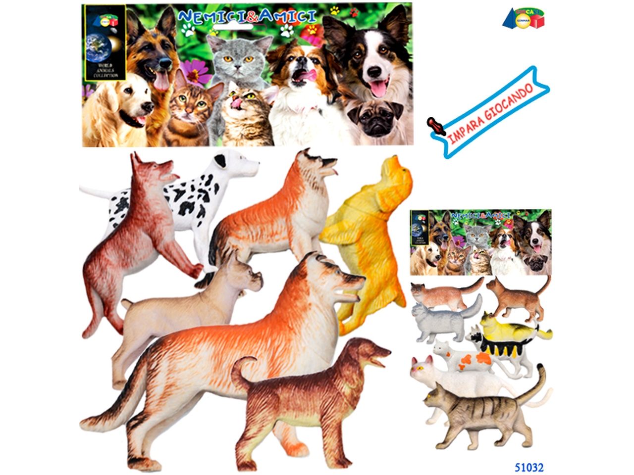BUSTA CANI E GATTI NEMICI E AMICI 51032