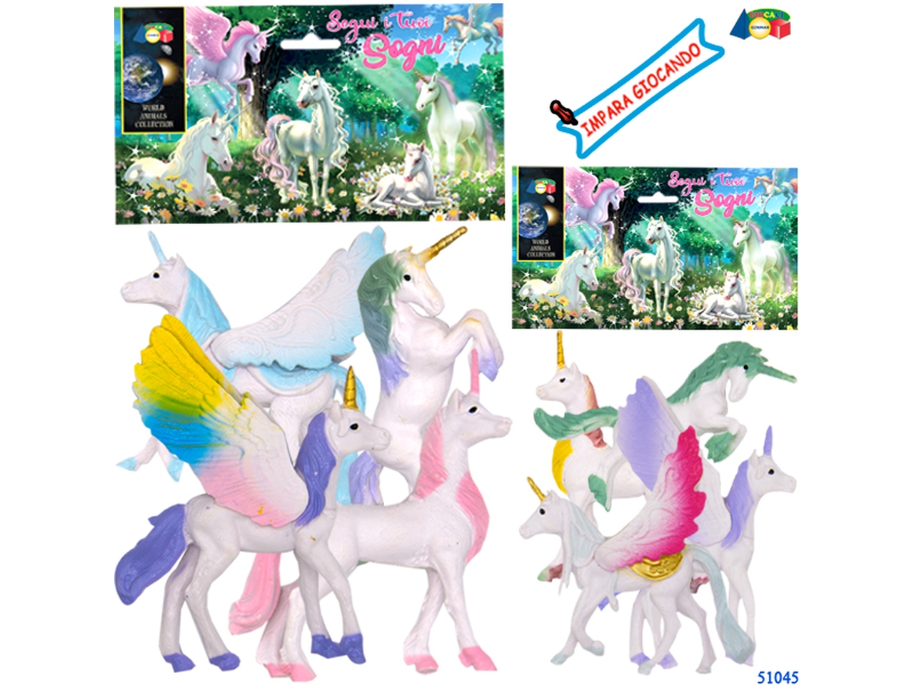 BUSTA UNICORNI E PEGASO 51045