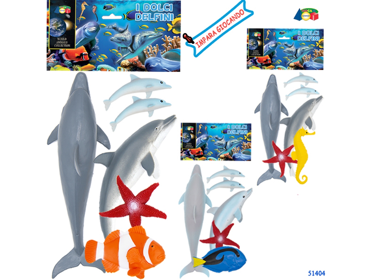 BUSTA I DOLCI DELFINI 51404