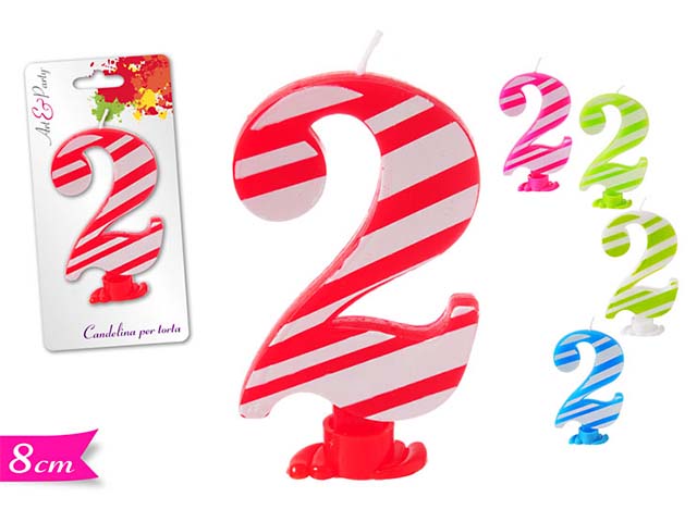 CANDELINA NUMERALE “2” 565262