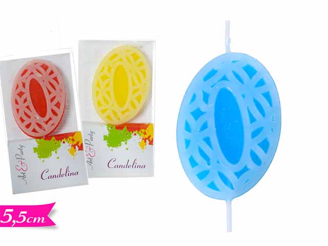 CANDELINA NUMERALE ORO N.0 54424