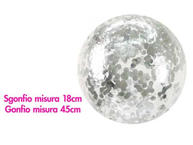 PALLONCINO TRASP.18cm C/COR.747031