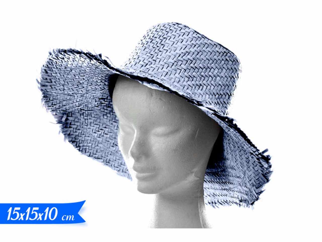 CAPPELLO PAGLIA 15x15x10CM  737397