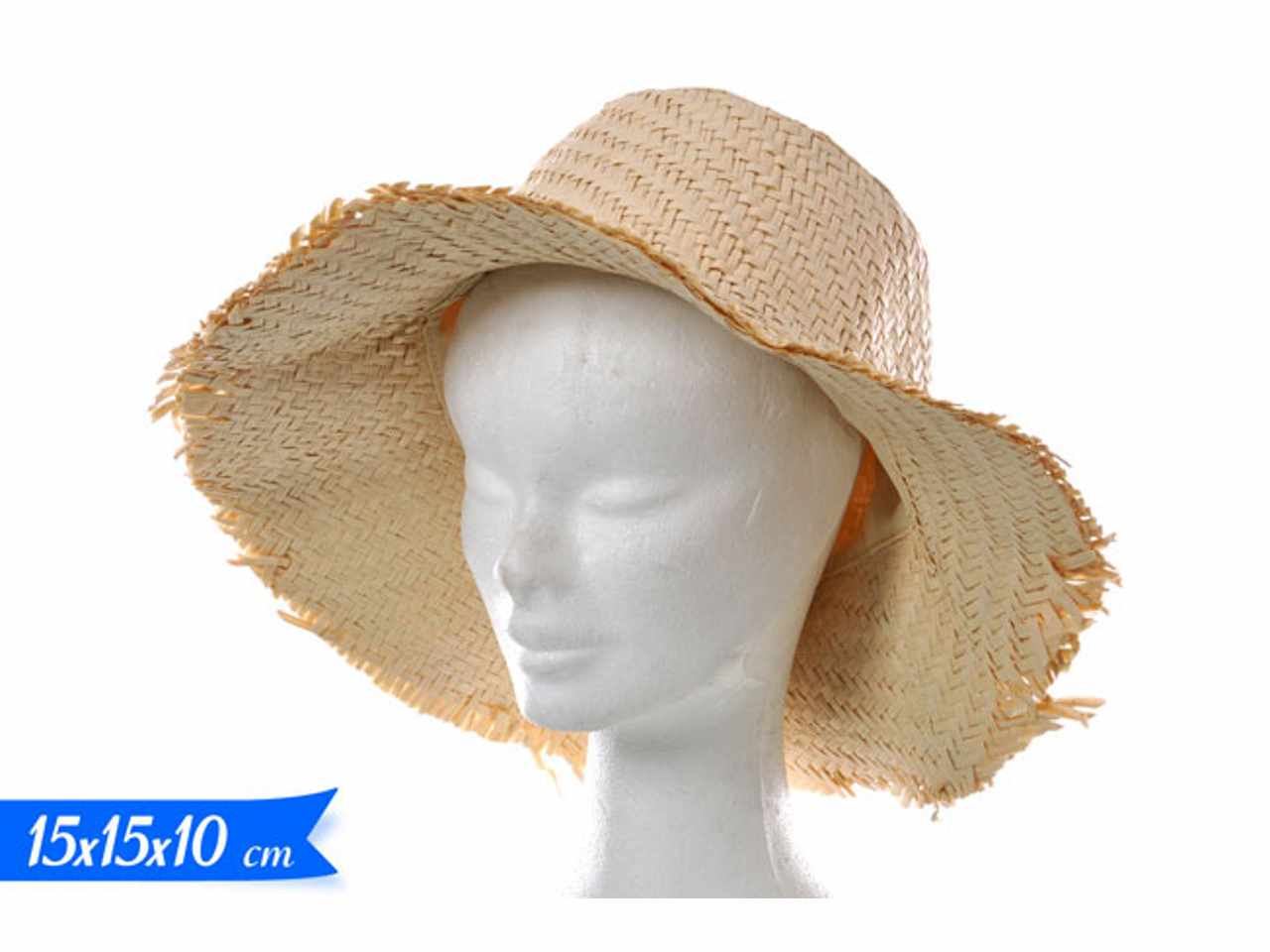 CAPPELLO PAGLIA 15x15x10CM  737351