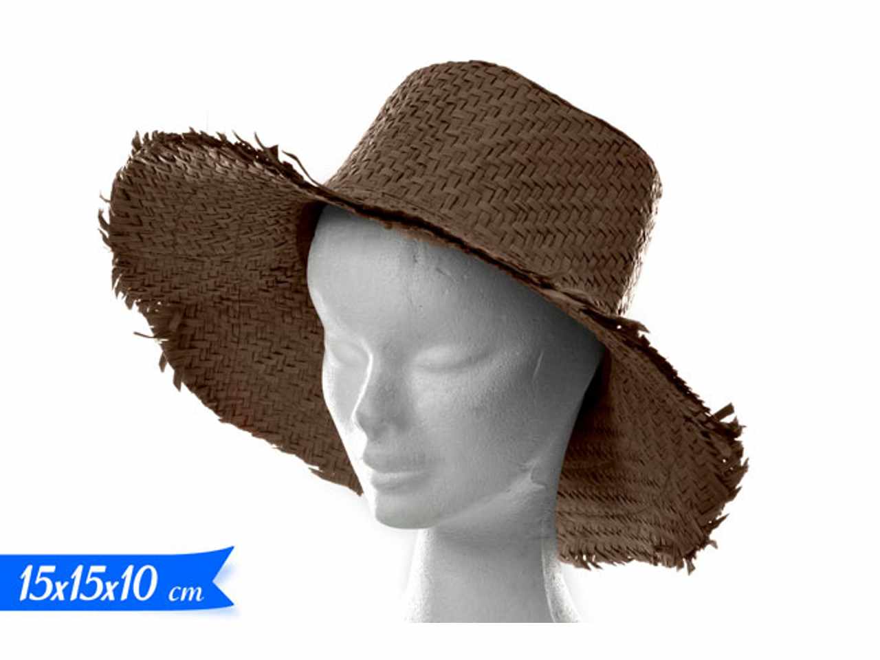 CAPPELLO PAGLIA 15x15x10CM  737395
