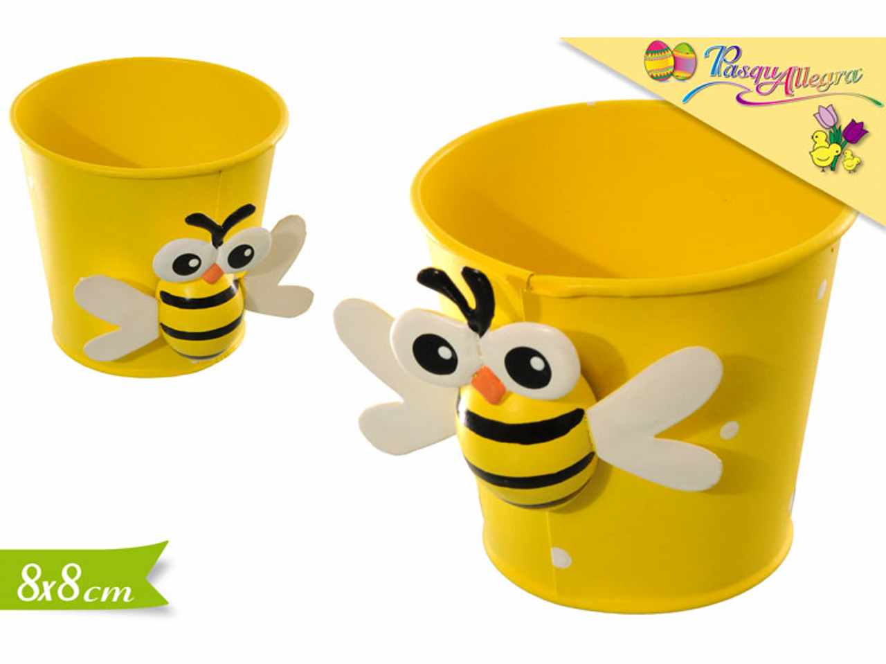 SECCHIELLO CON DECORAZIONE APE A 680716 SECCHIELLO CON DECORAZIONE APE A 680716