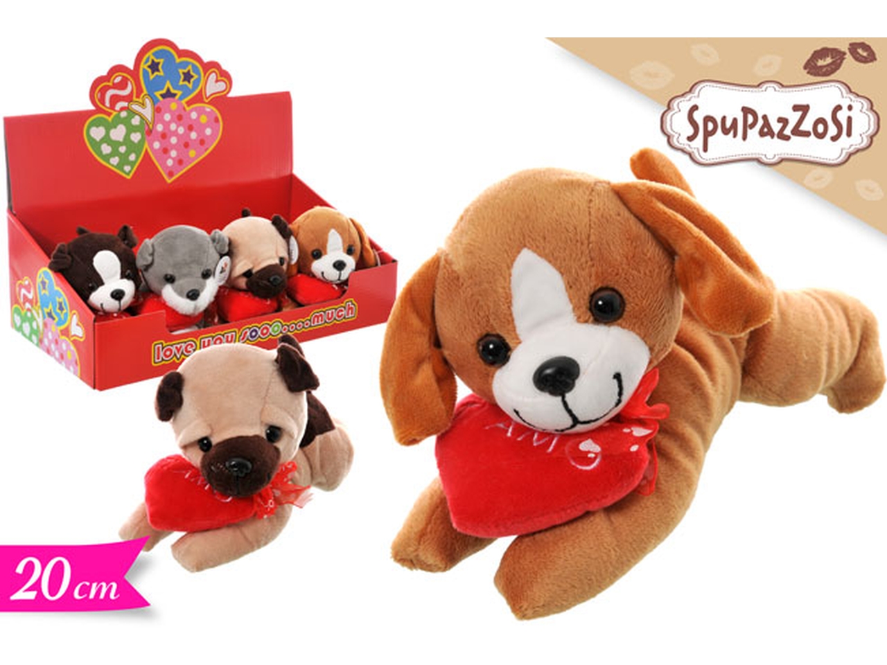 ANIMALI C/CUORE ASS. 830 512104 ANIMALI C/CUORE ASS. 830 512104