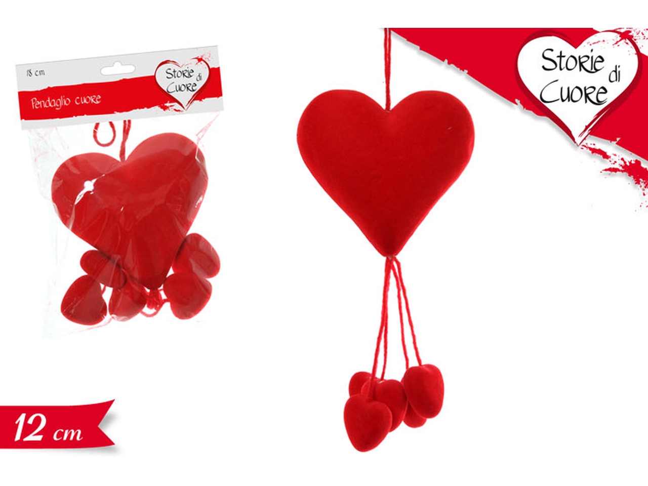 PENDAGLIO CUORE 12CM 710 614933