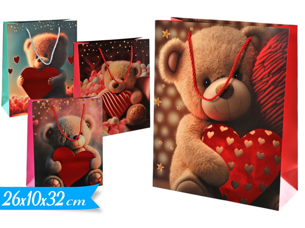 BUSTA ORSI 26X32X10CM ASSORTITI 450619A