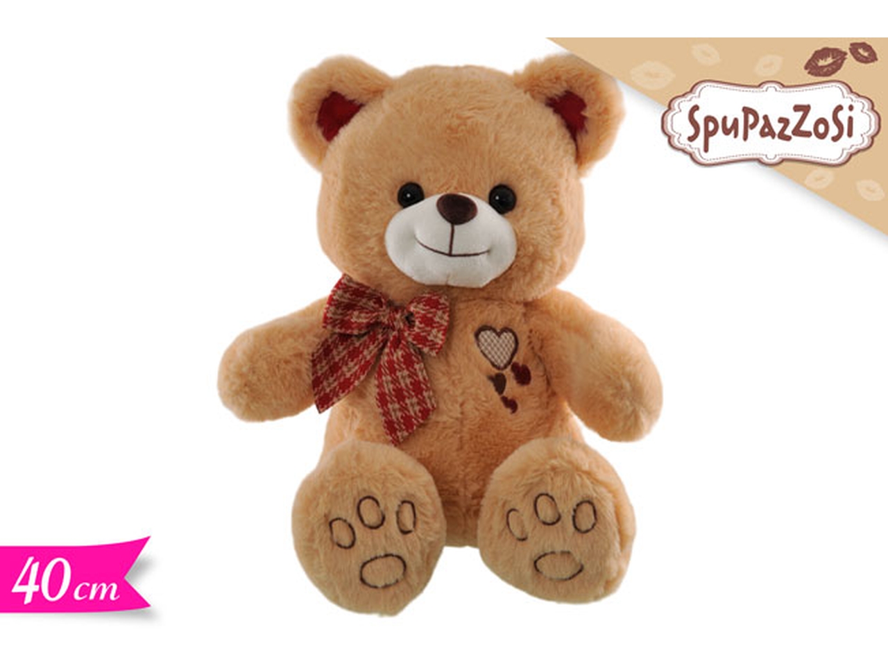 PELUCHE ORSO 40CM CON FIOCCO 549585A