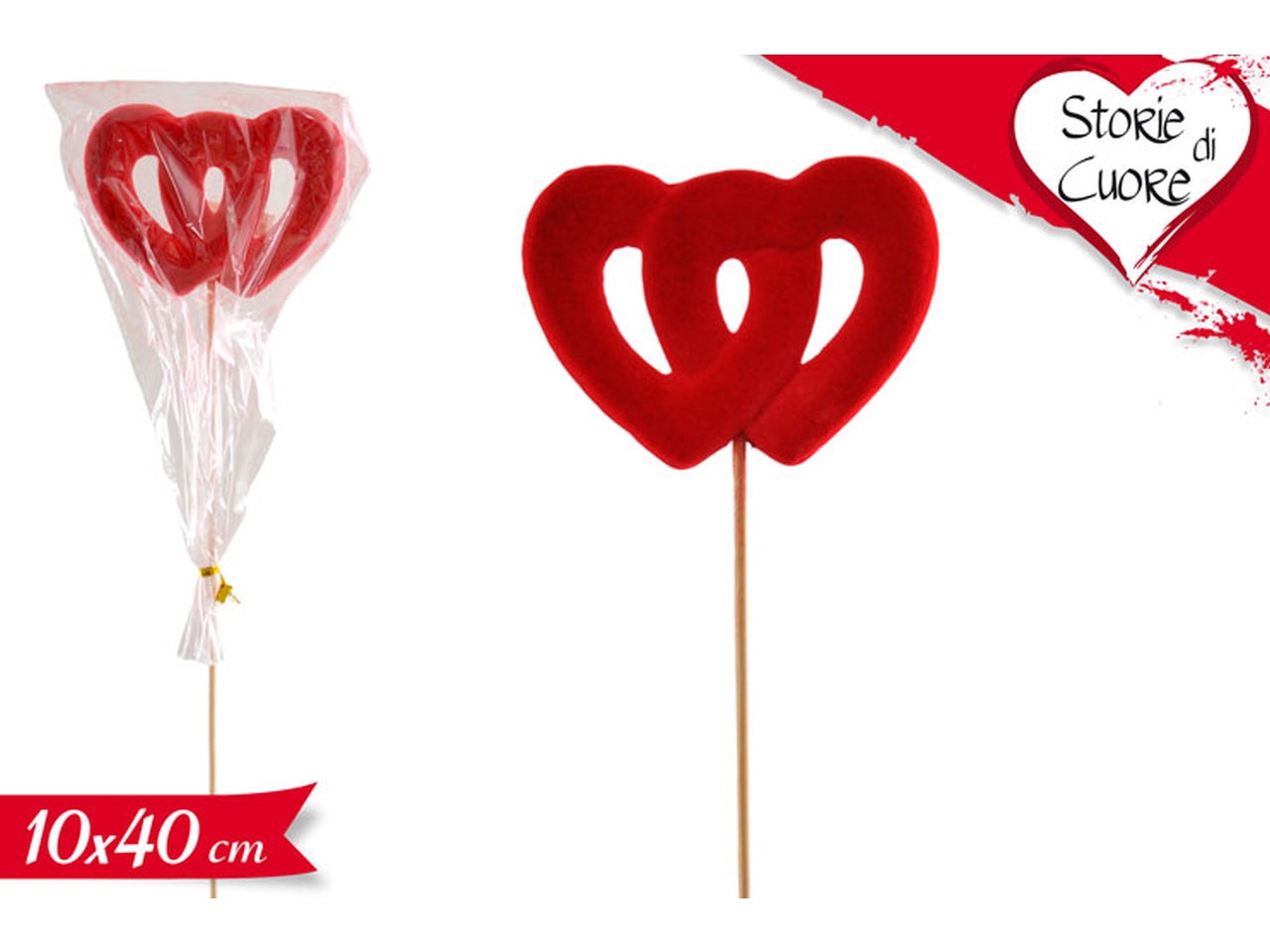 STECCO CUORE 10X40CM 614940