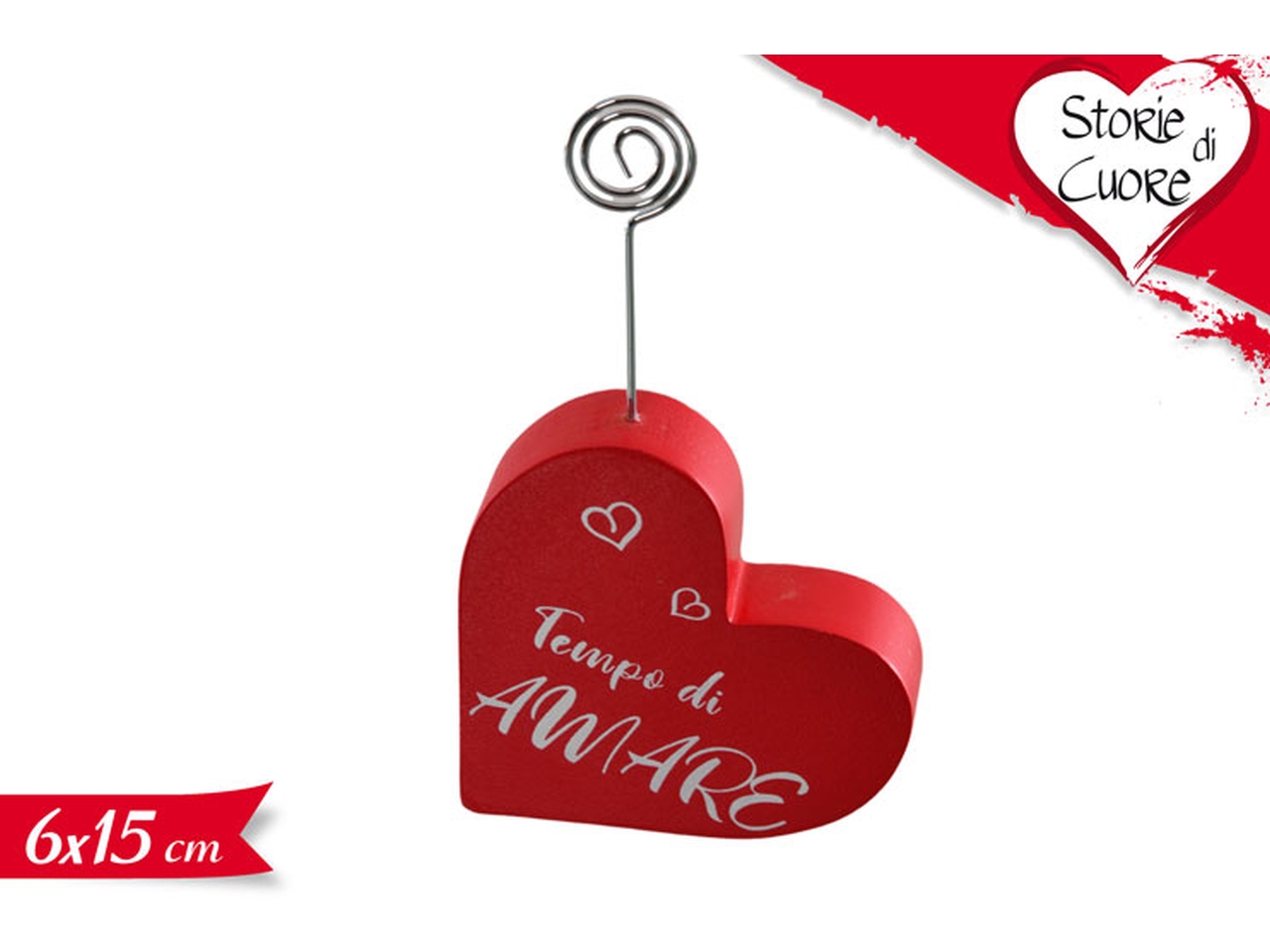 PORTAFOTO CUORE 6X15CM 670147