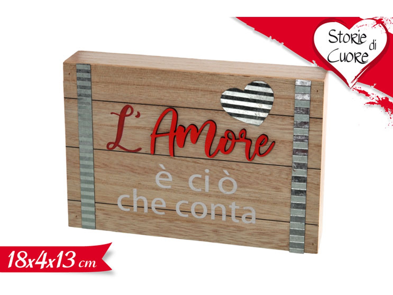 DECORAZIONE QUADRETTO 18X4X13CM 783028
