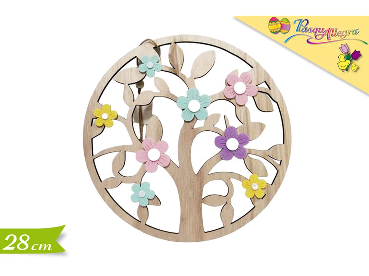 QUADRETTO ALBERO C/FIORI 370660012