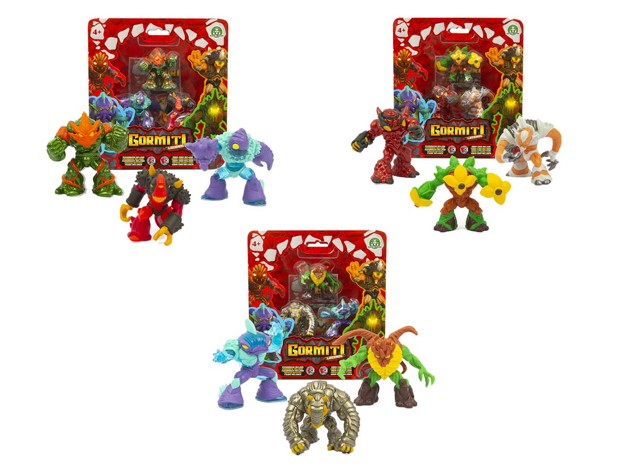 GORMITI LEGENDS PERS.3pz GRL29000