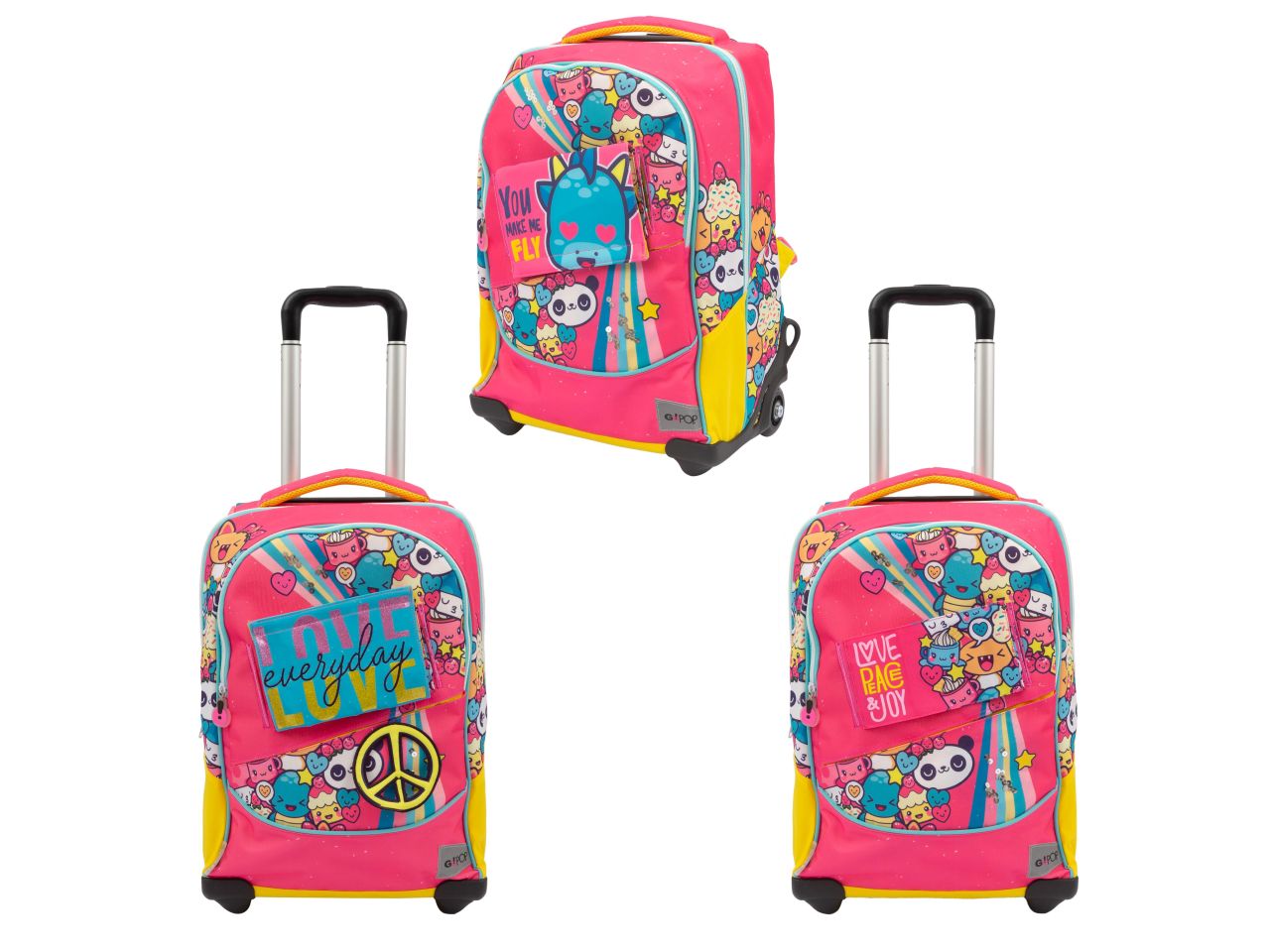 GOPOP 23 TROLLEY CON 2 RUOTE L GG9Q3510 GOPOP 23 TROLLEY CON 2 RUOTE L GG9Q3510