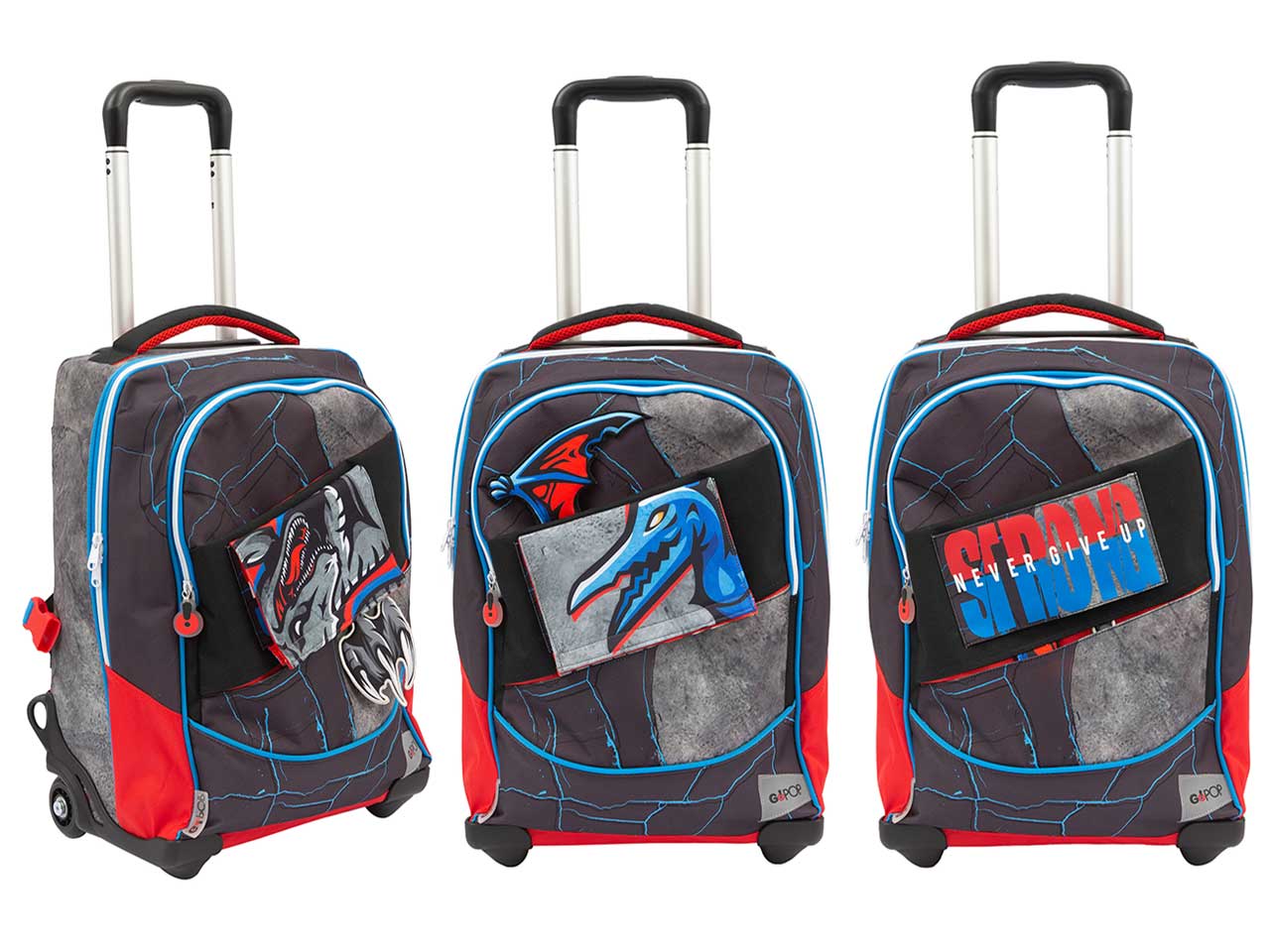 GOPOP 23 TROLLEY CON 2 RUOTE R GG9Q3910 GOPOP 23 TROLLEY CON 2 RUOTE R GG9Q3910