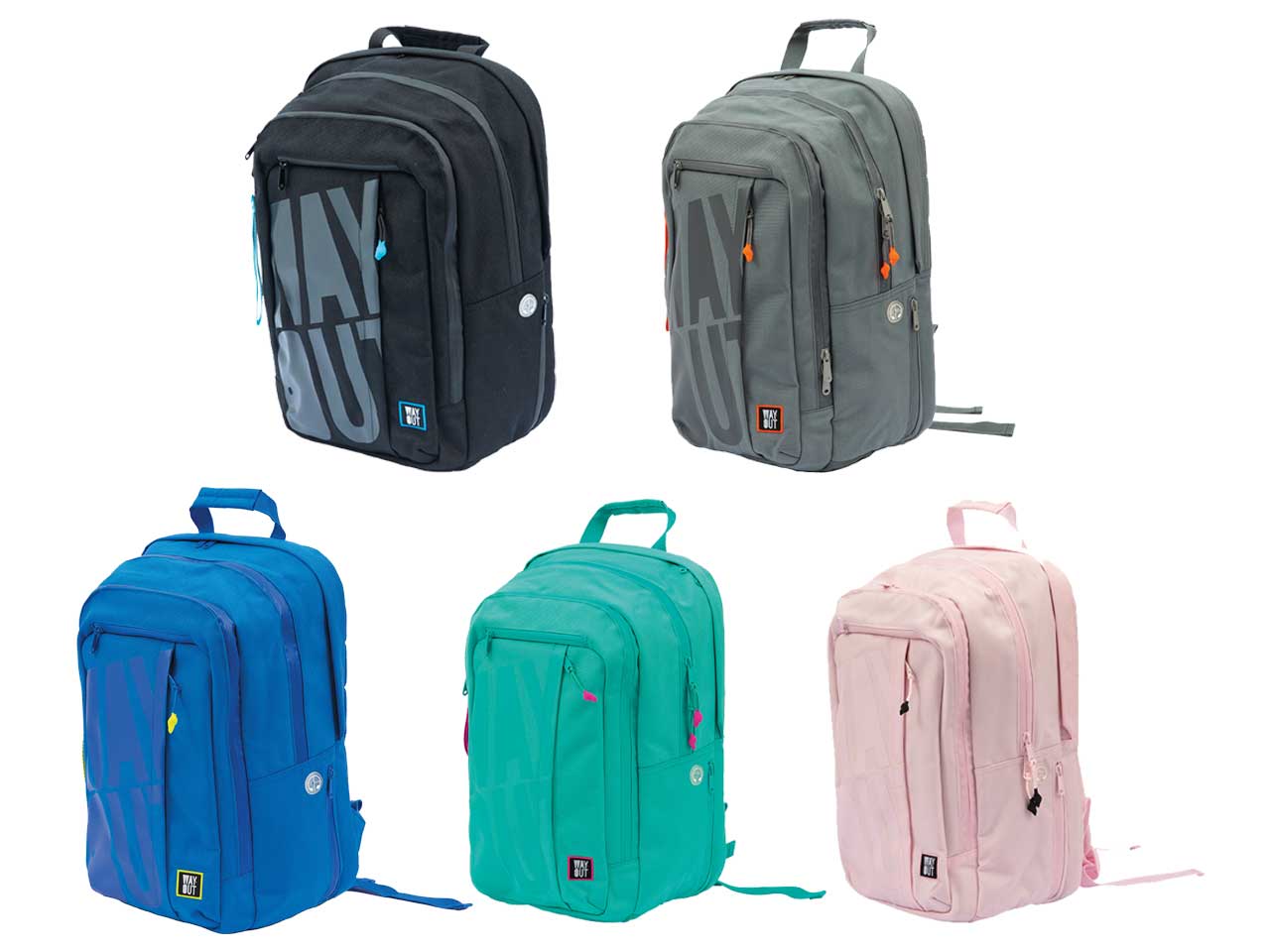 WAYOUT NR.01 23 ZAINO ASSORTIT WA901000