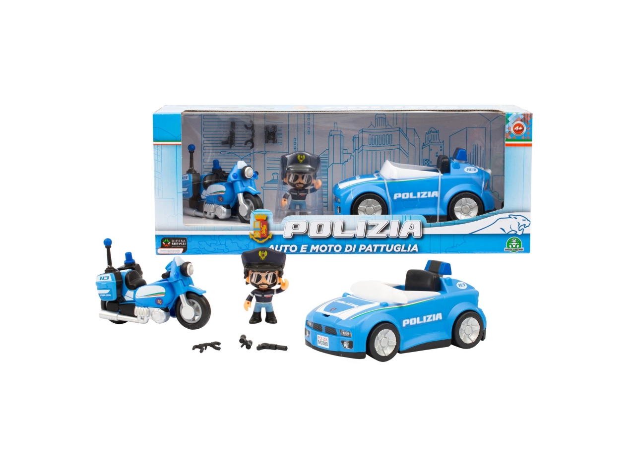 POLIZIA AUTO E MOTO CON PERS. PL102000 POLIZIA AUTO E MOTO CON PERS. PL102000