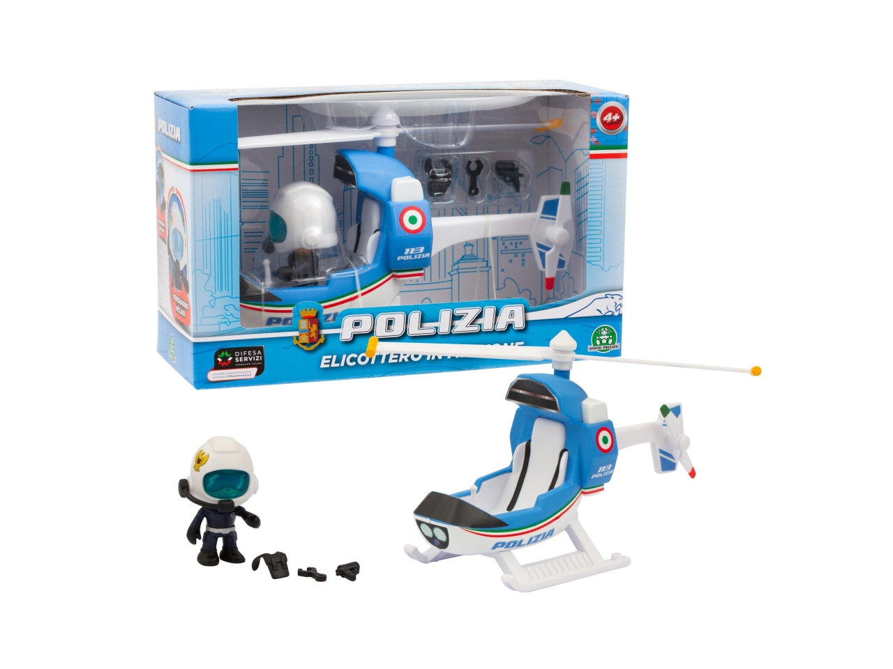POLIZIA ELICOTTERO CON PERS. PL101000 POLIZIA ELICOTTERO CON PERS. PL101000