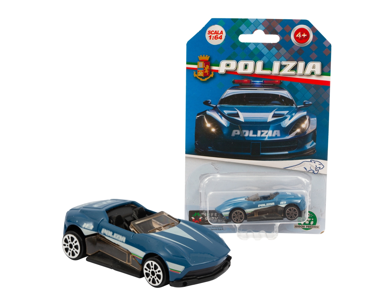 POLIZIA – DIE CAST 1:64 PL106300