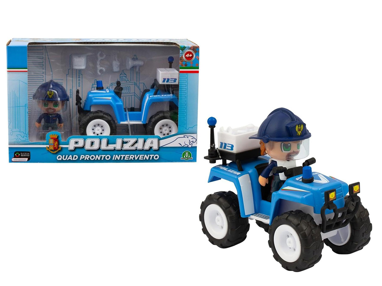 POLIZIA – QUAD CON PERSONAGGIO PL105000