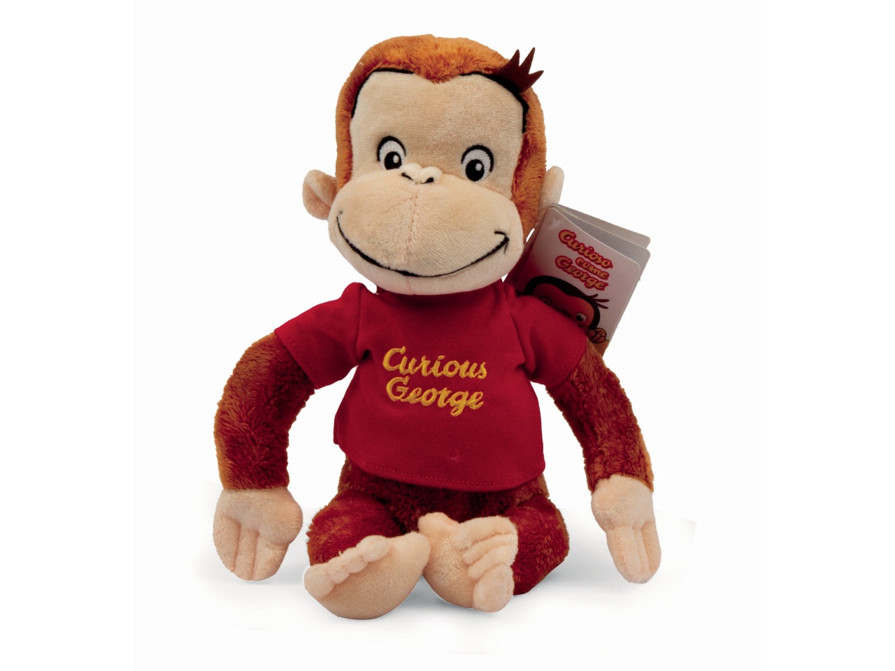 CURIOSO GEORGE 25CM TSHIRT ROSSA CUU04000 CURIOSO GEORGE 25CM TSHIRT ROSSA CUU04000