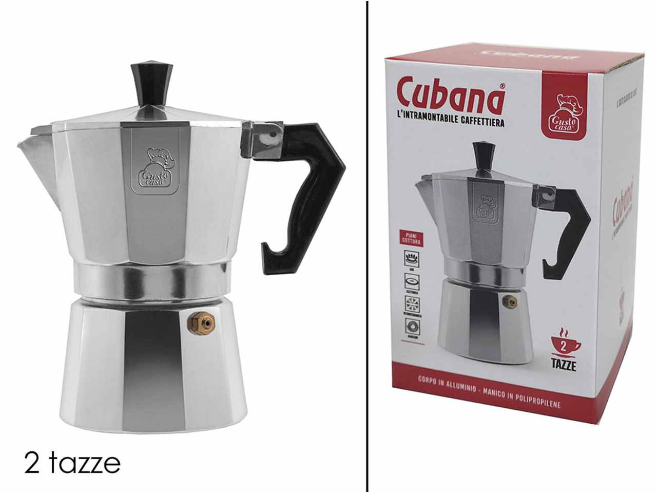 CAFFETTIERA CUBANA 2 TAZZE 726300A CAFFETTIERA CUBANA 2 TAZZE 726300A