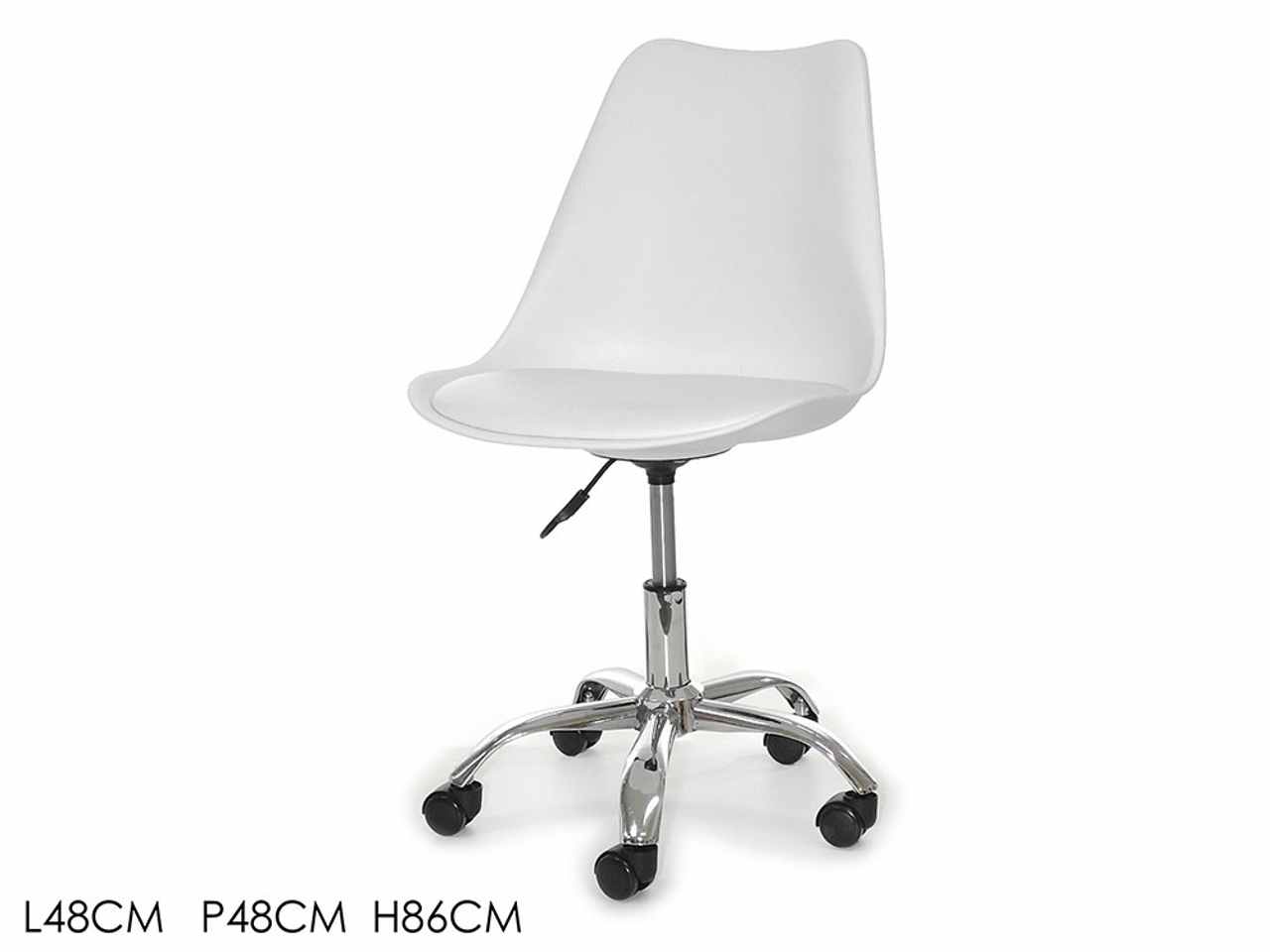 SEDIA DA UFFICIO COLORE BIANCO 686842