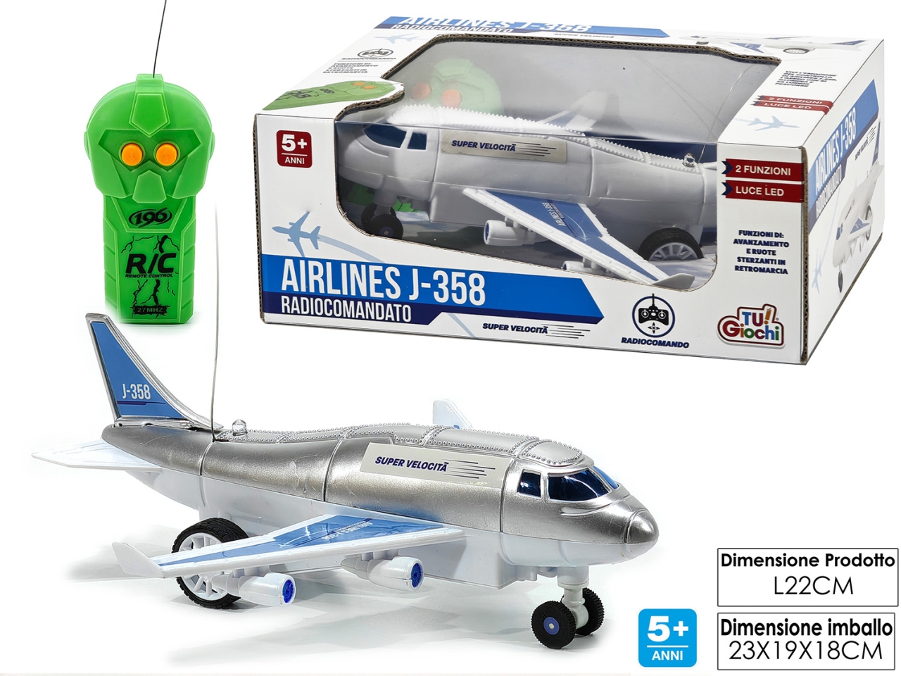 AEREO AIRLINES J-358 2FUNZ.R/C 100117