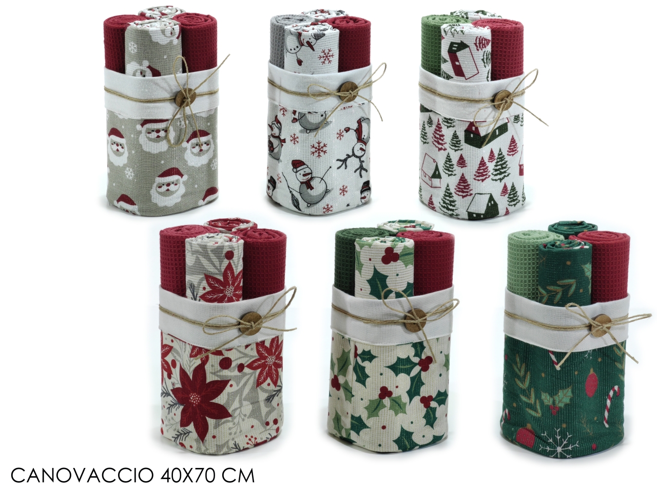 CANOVACCIO 40X70CM 4PZ C/CESTINO 425009 CANOVACCIO 40X70CM 4PZ C/CESTINO 425009