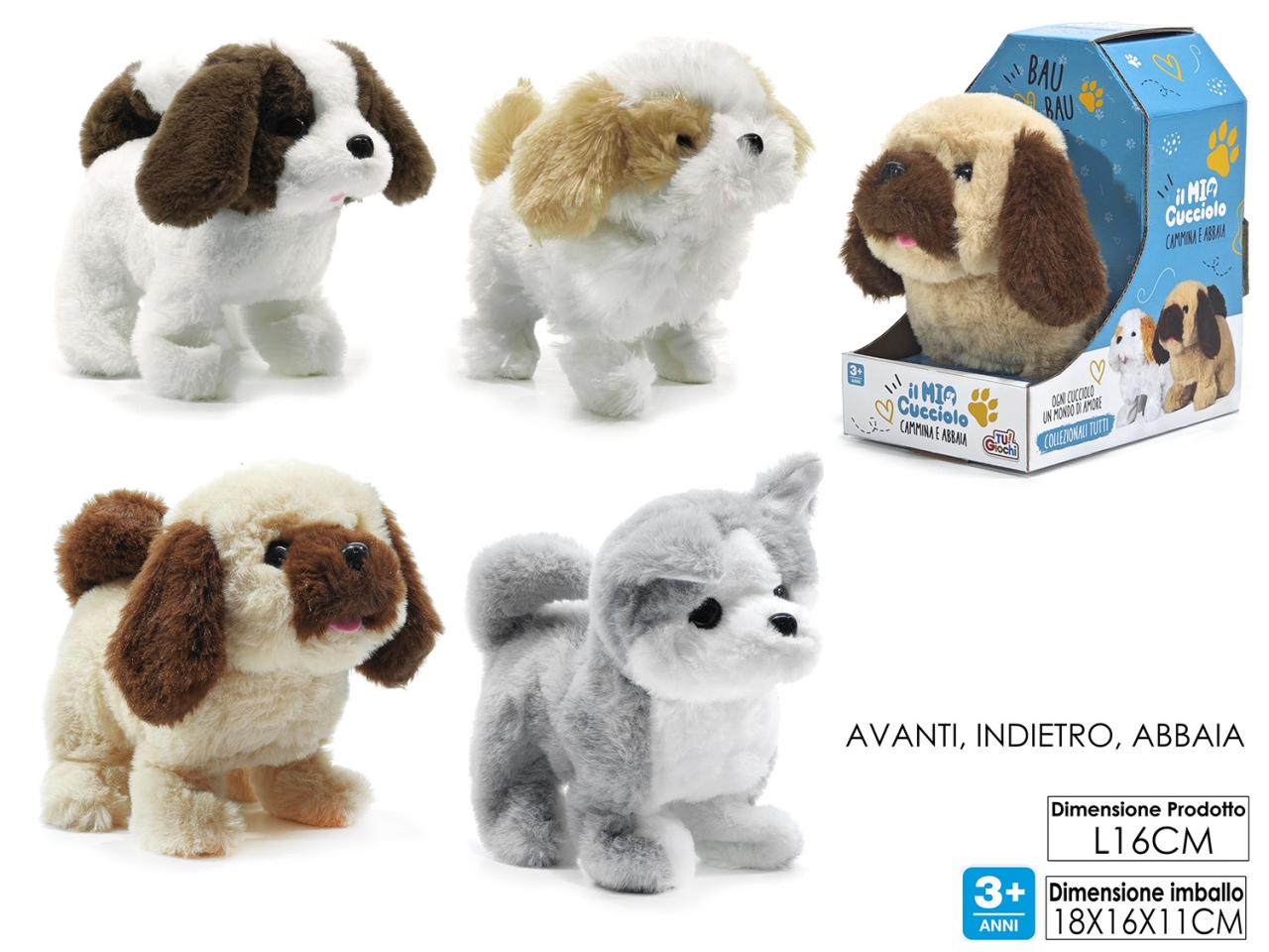 CAGNOLINO B/O 3 FUNZIONI 4ASS 104646 CAGNOLINO B/O 3 FUNZIONI 4ASS 104646