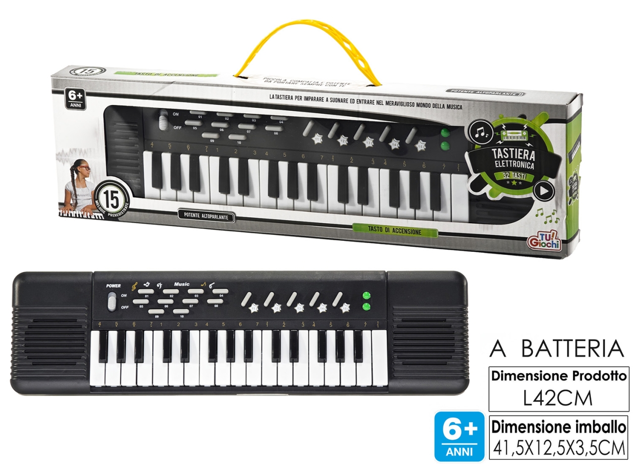 TASTIERA ELETTRONICA 29 TASTI 103377 TASTIERA ELETTRONICA 29 TASTI 103377