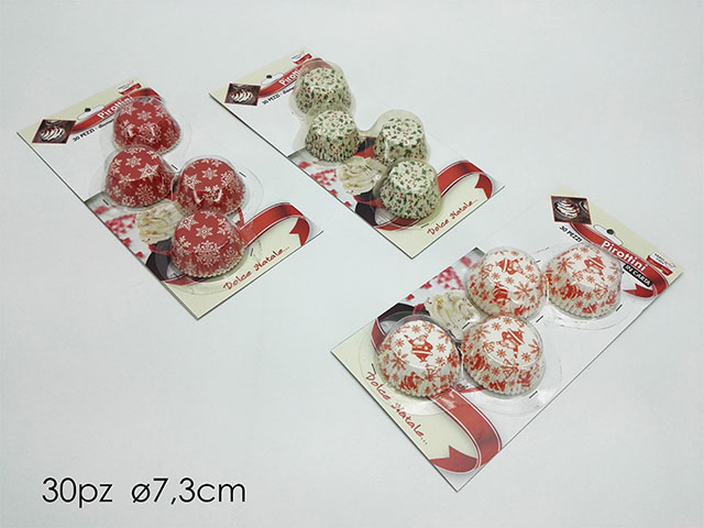 PIROTTINI NATALIZI 30PZ 6ASS. 586965