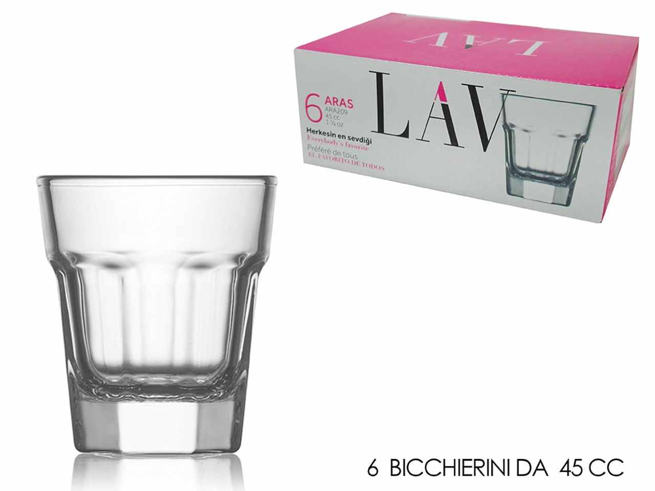 BICCHIERINI LIQUORE 6pz 680513