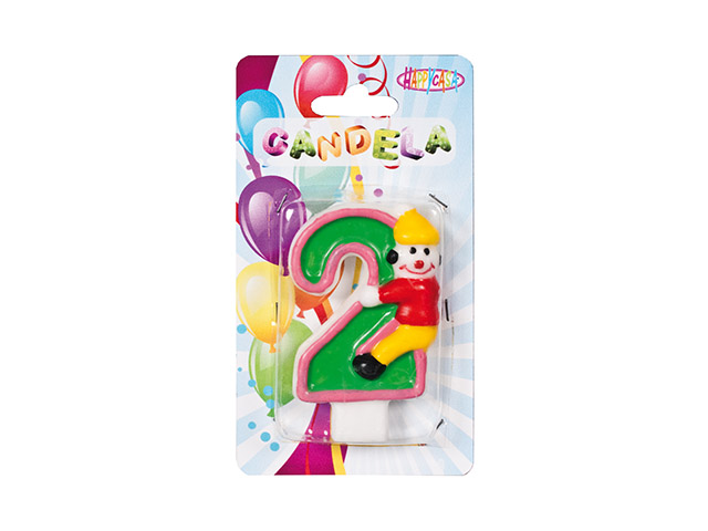 CANDELINA NUMERALE C/PERSON. “2” 747753