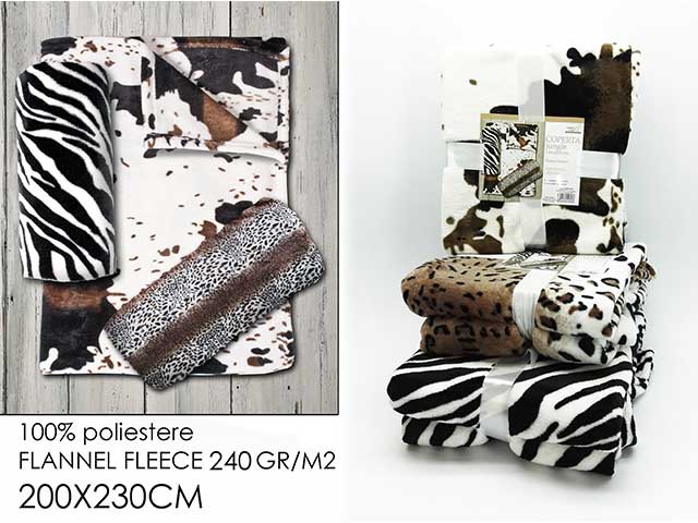 COPERTA JUNGLE 200x230cm 595066 COPERTA JUNGLE 200x230cm 595066