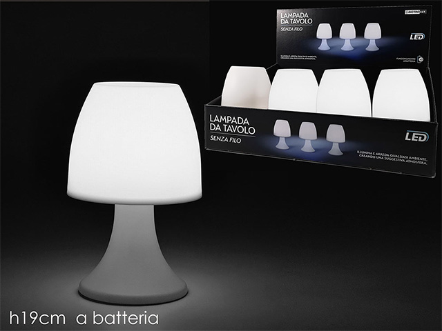 LAMPADA DA TAV. B/O BIANCA 600124