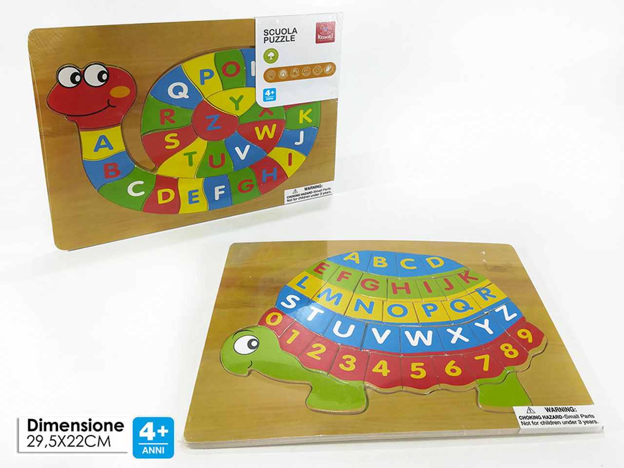 PUZZLE 3D LEGNO ANIMALI 539738