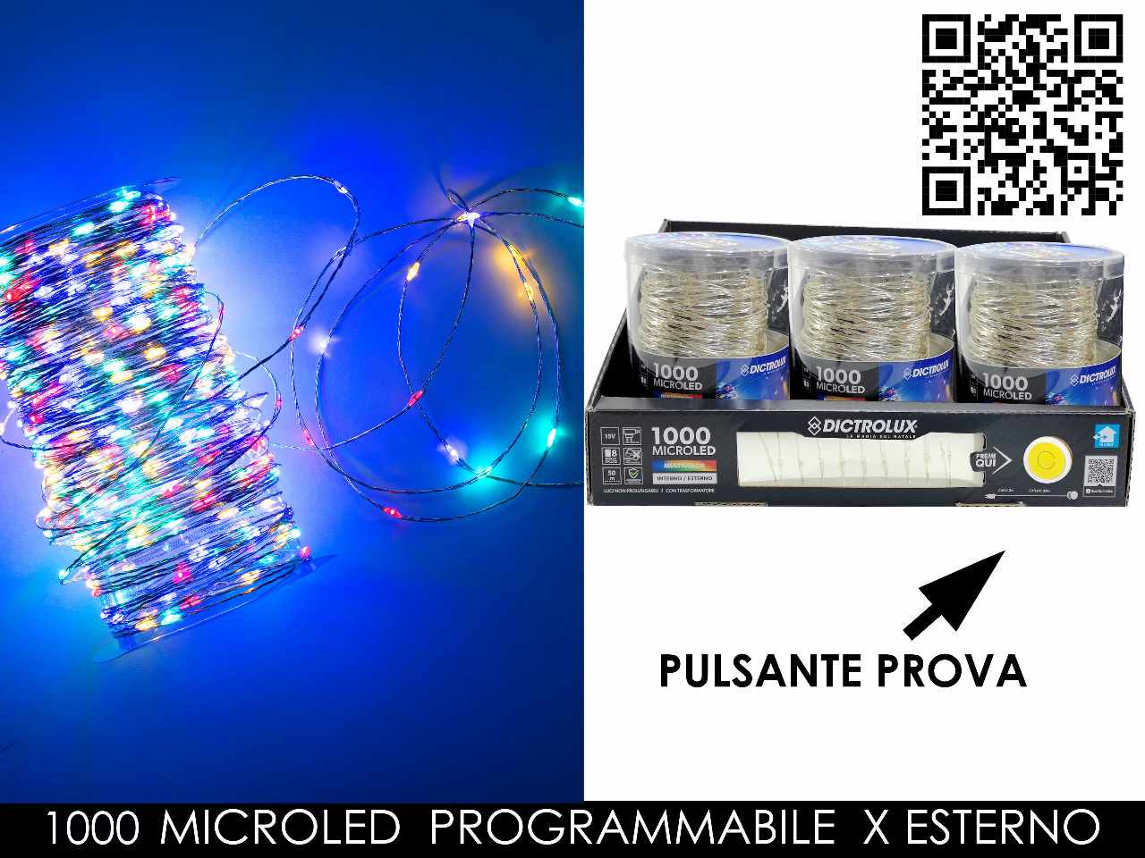 CATENA LUMINOSA 1000 MICROLED MU 405882