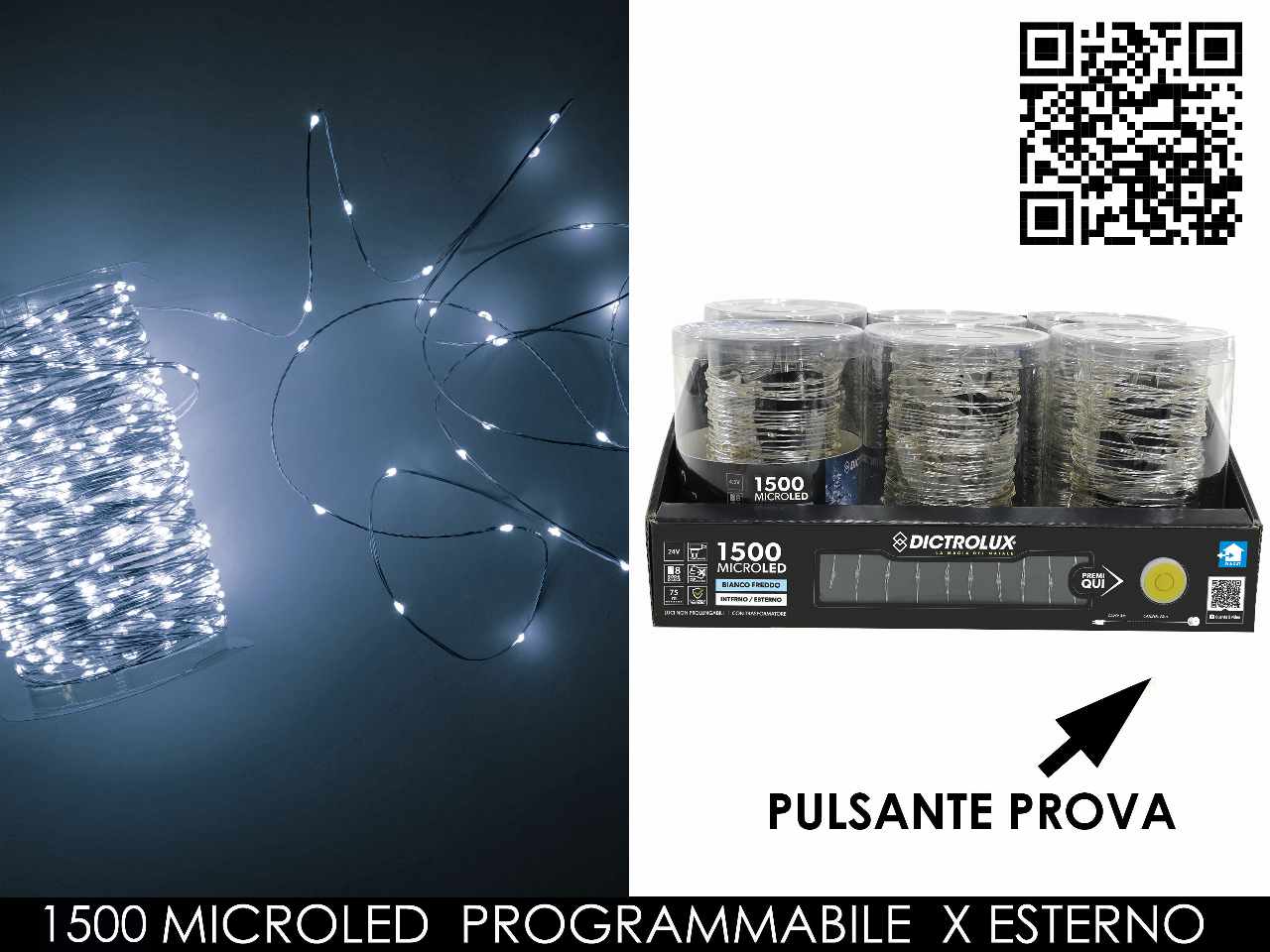 CATENA LUMINOSA 1500 MICROLED BI 405885