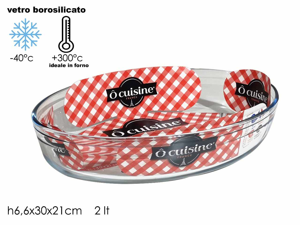 OCUSINE TEGLIA OVALE 30X21 972161
