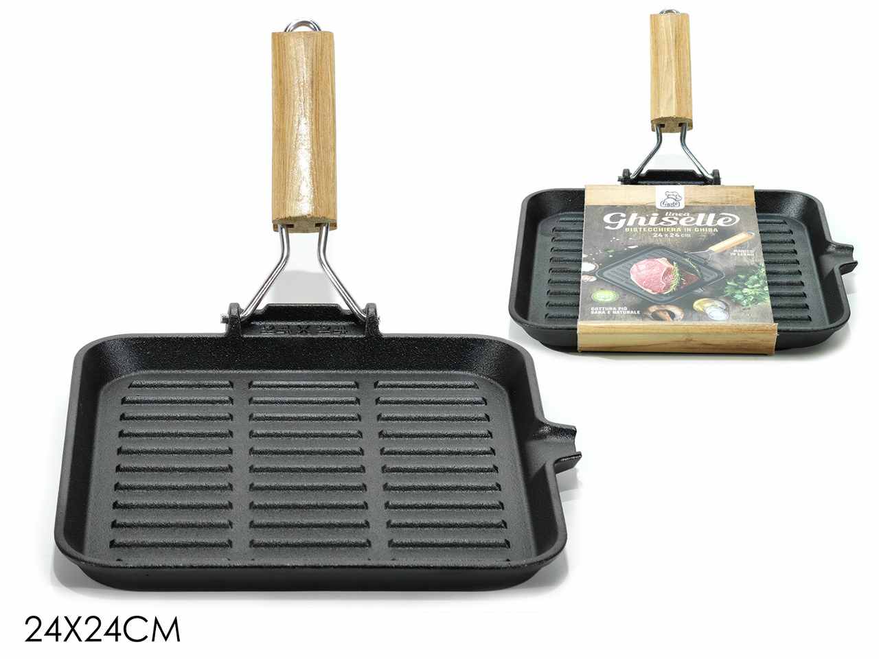 BISTECCHIERA IN GHISA CON MANICO 635714