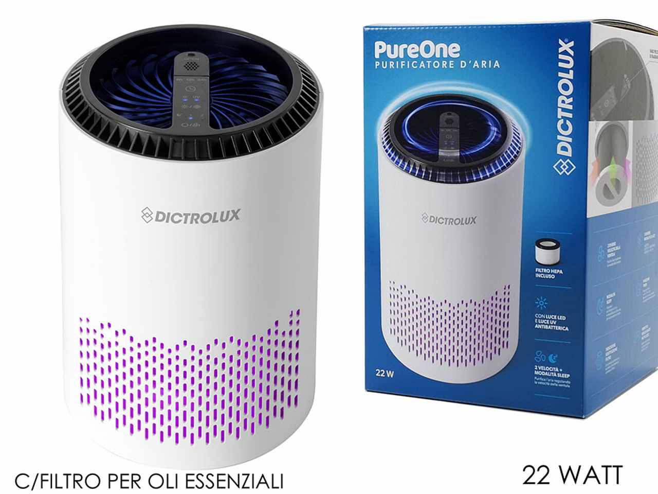 PURIFICATORE D’ARIA PUREONE 22W 874500