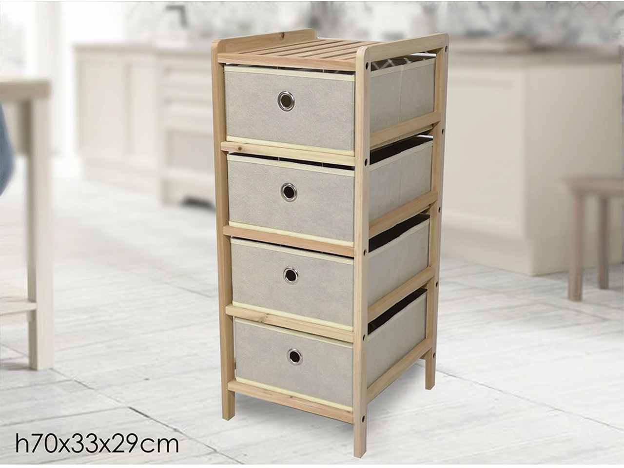 MOBILETTO CON 4 CASSETTI 29X33X7 636444