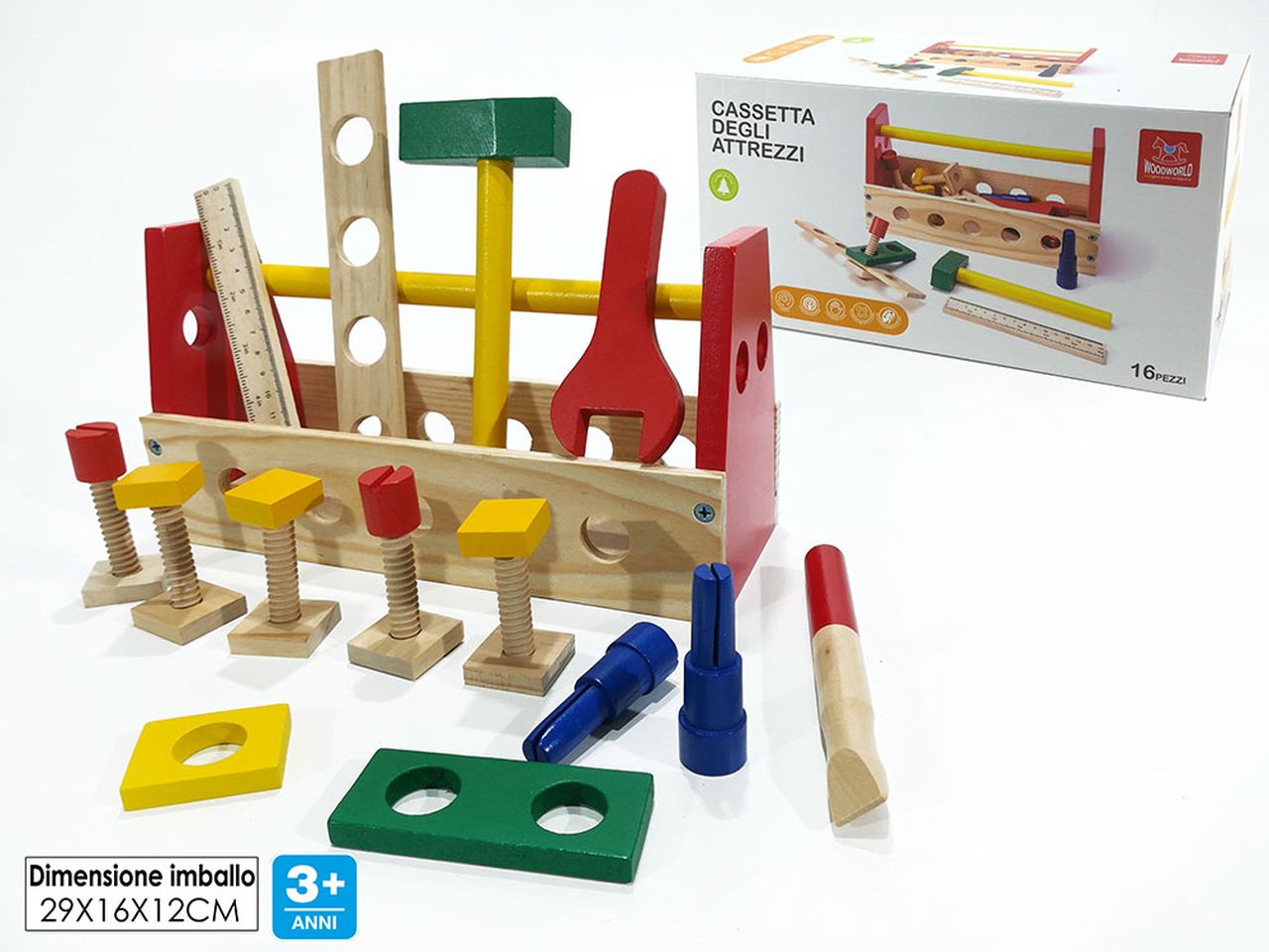 CASSETTA DEGLI ATTREZZI IN LEGNO 539706