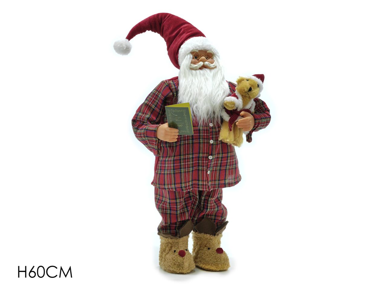 BABBO NATALE MISURA H.60CM CON O 432645