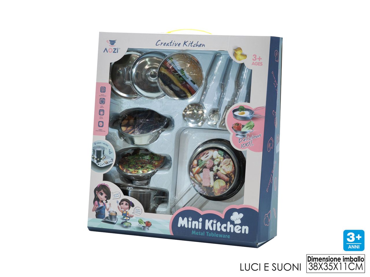SET CUCINA CON ACCESSORI 104139