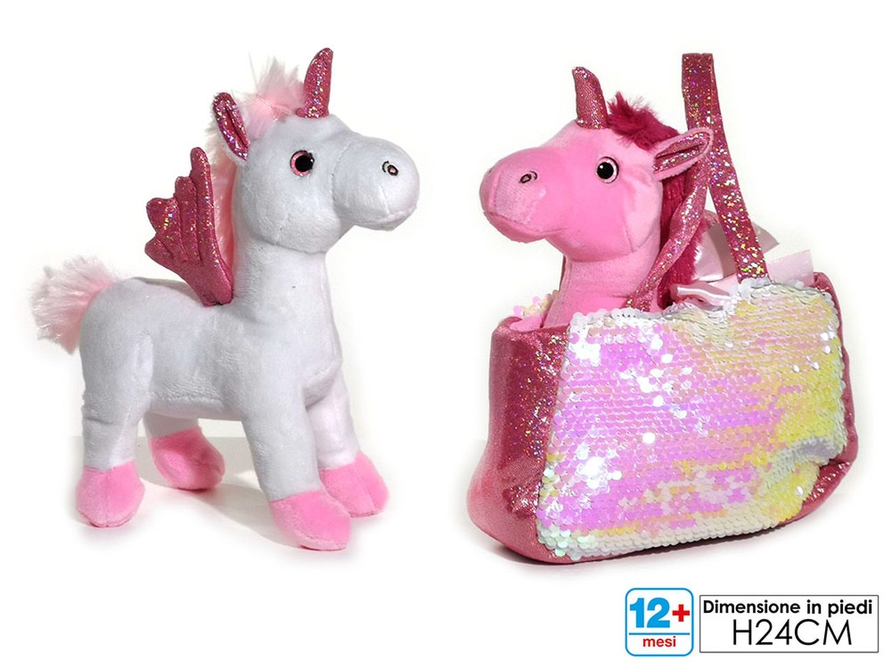 MORBIDOSI PELUCHE UNICORNO IN BO 721809