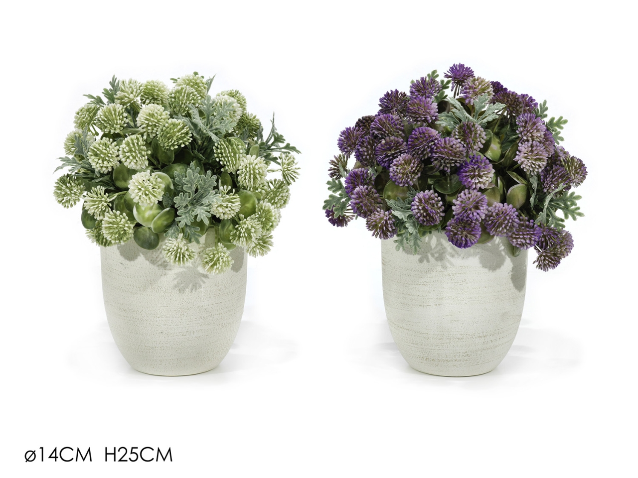 VASO PIANTA D.14XH.25CM 2 ASS 510502